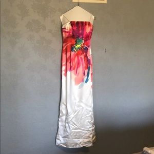 Ann Taylor floral full-length gown